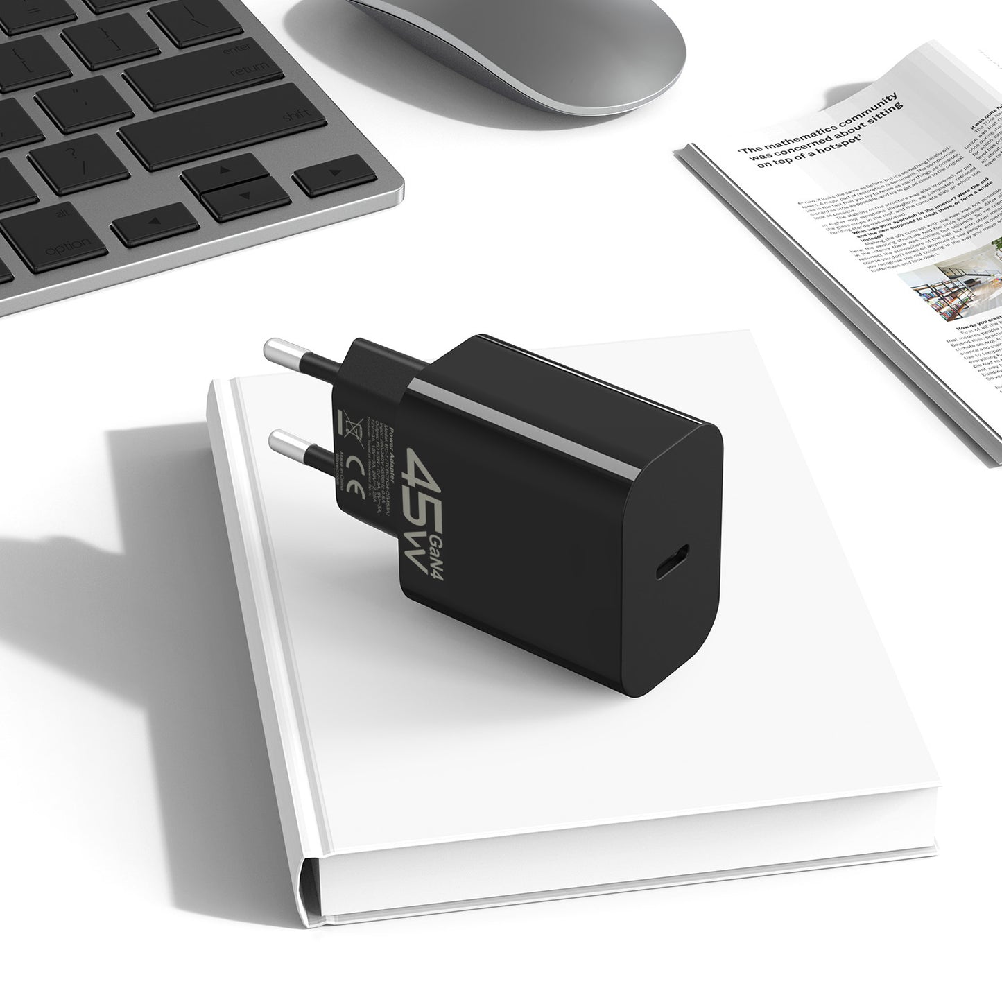 Nätverksladdare Blavec BC-7, 45W, 3A, 1 x USB-C, Svart
