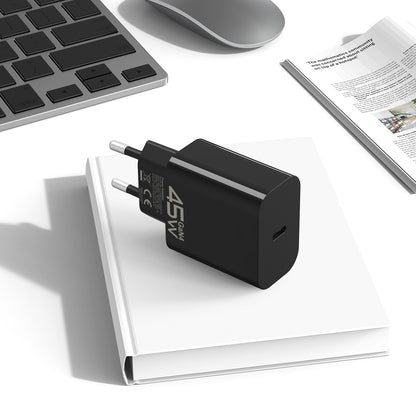 Nätverksladdare Blavec BC-7, 45W, 3A, 1 x USB-C, Svart