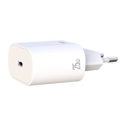 XO Design Network Charger, 25W, 3A, 1 x USB-C, White