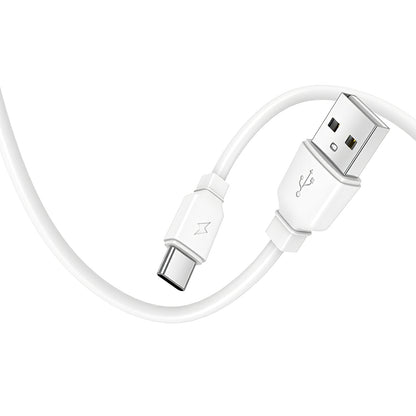 Nätverksladdare med USB-C-kabel Prestico F15S-C, 30W, 3A, 1 x USB-C, Vit