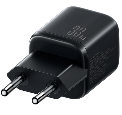 Nätadapter med USB-C-kabel Joyroom JR-TG7, 33W, 3A, 1 x USB-A - 1 x USB-C, Svart