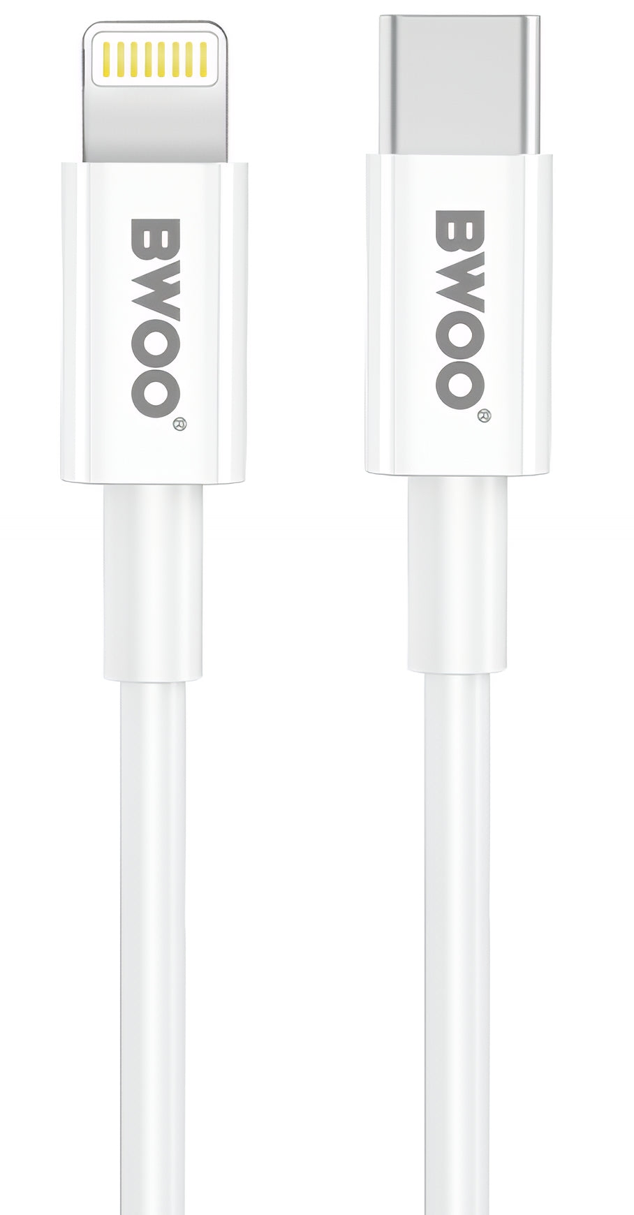 Network Charger with Lightning Cable BWOO CDA159, 20W, 3A, 1 x USB-C, White