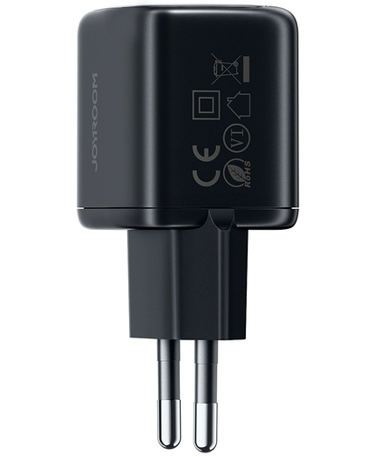 Nätverksladdare med Lightning-kabel Joyroom JR-TG7, 33W, 3A, 1 x USB-A - 1 x USB-C, Svart