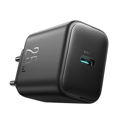 Nätverksladdare med USB-C-kabel Joyroom JR-TCF23, 25W, 3A, 1 x USB-C, Svart