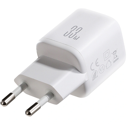 Nätverksladdare med Lightning-kabel Joyroom JR-TG7, 33W, 3A, 1 x USB-A - 1 x USB-C, Vit