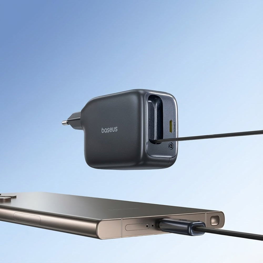 Nätverksladdare med USB-C-kabel Baseus EnerCore CJ11, 45W, 3A, 1 x USB-C, Svart Z0004800