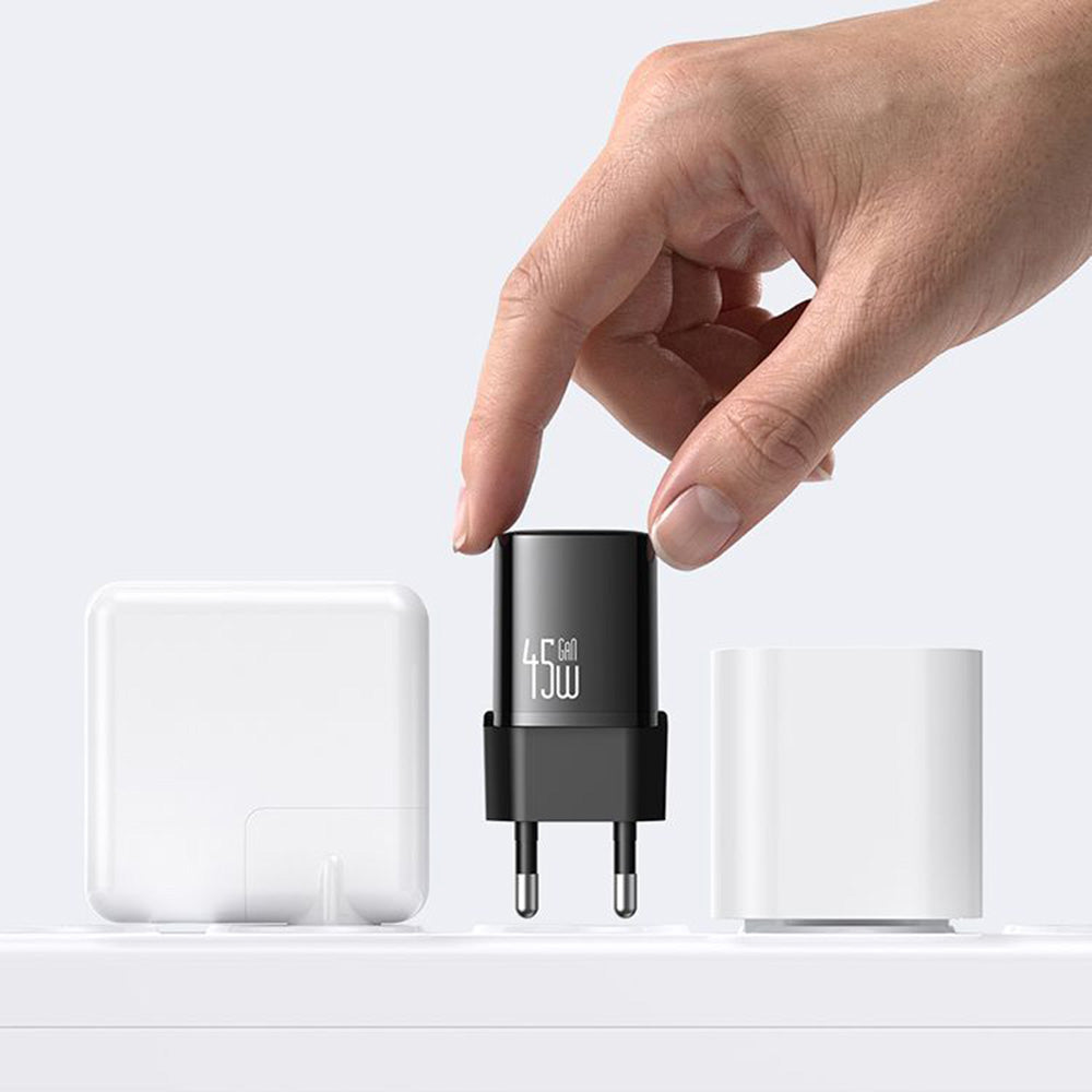 Nätadapter med USB-C-kabel Mcdodo Nano CH-4432, 45W, 3A, 1 x USB-C, Vit