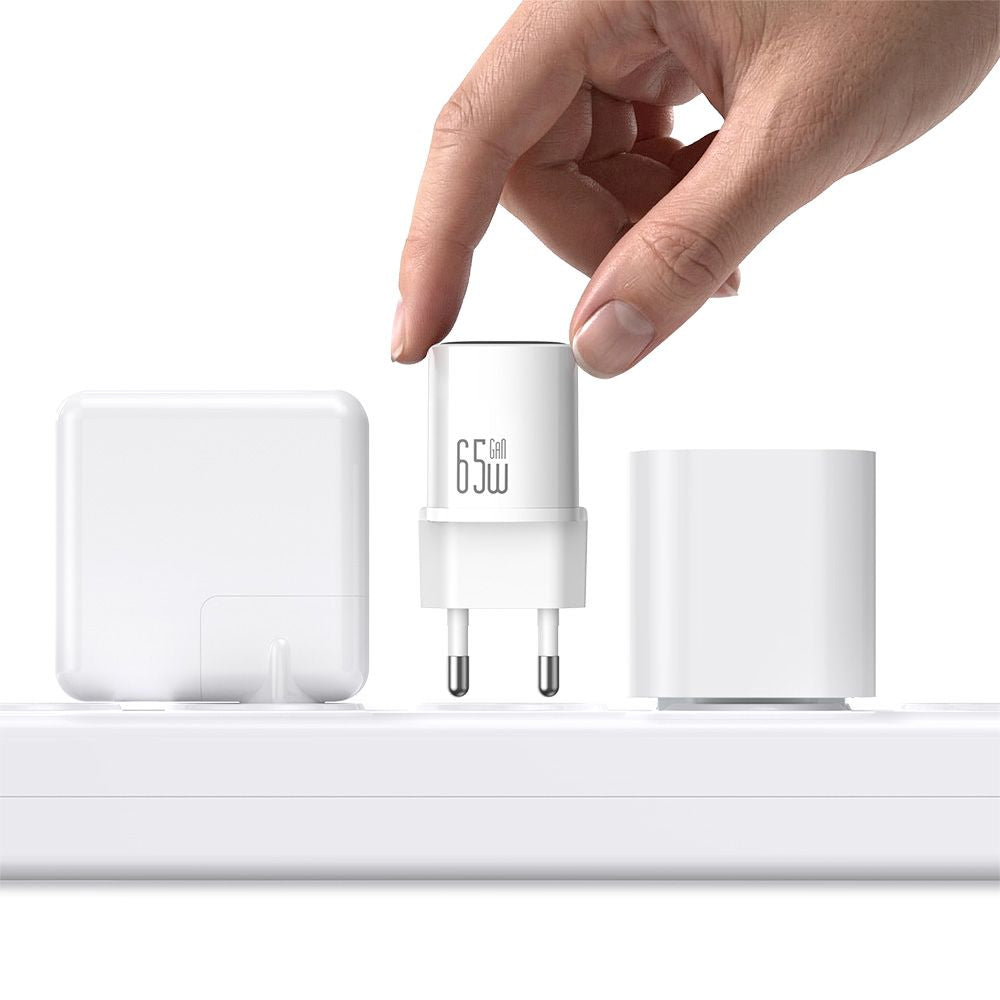 Nätadapter med USB-C-kabel Mcdodo Nano CH-8263, 65W, 3,25A, 1 x USB-C, Vit
