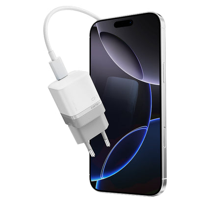 Nätadapter Cuktech, 40W, 3A, 1 x USB-C, Vit CKAC301SEUWH