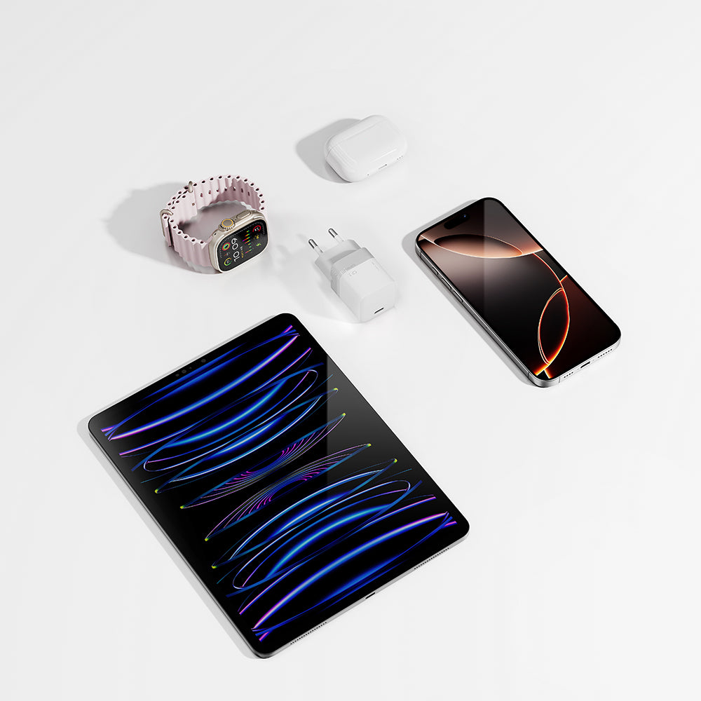 Nätadapter Cuktech, 40W, 3A, 1 x USB-C, Vit CKAC301SEUWH