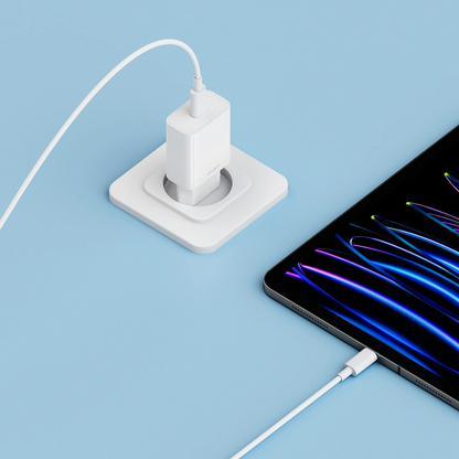 Nätadapter Cuktech HA716C, 20W, 3A, 1 x USB-C, Vit