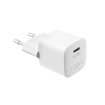 Nätverksladdare Fixed Mini, 20W, 3A, 1 x USB-C, Vit