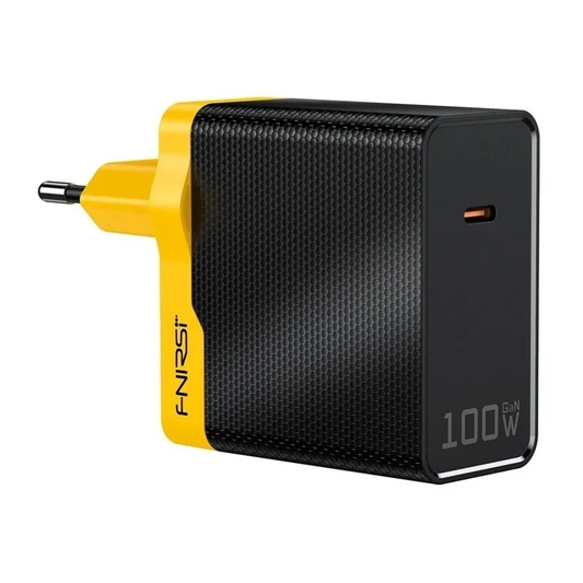 Fnirsi nätadapter, 100W, 5A, 1 x USB-C, svart