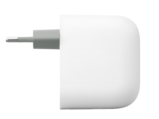Google-nätverksladdare, 67W, 4A, 2 x USB-C, Vit GA09856-EU