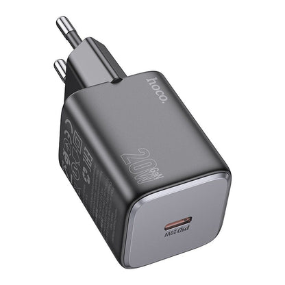 Nätverksladdare HOCO N40, 20W, 3A, 1 x USB-C, Svart