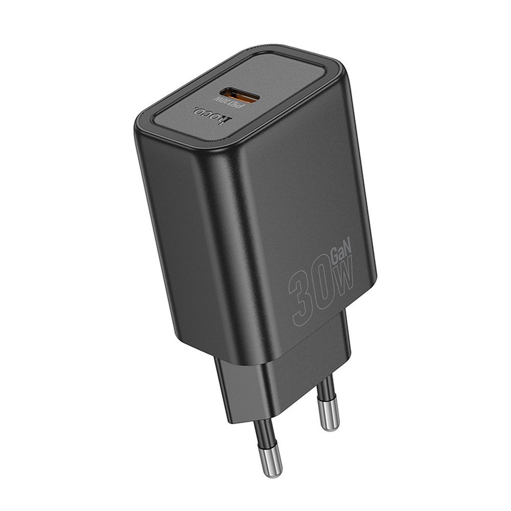 Nätverksladdare HOCO N62, 30W, 3A, 1 x USB-C, Svart