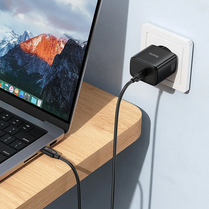 Nätadapter HOCO N83, 40W, 3A, 1 x USB-C, Svart