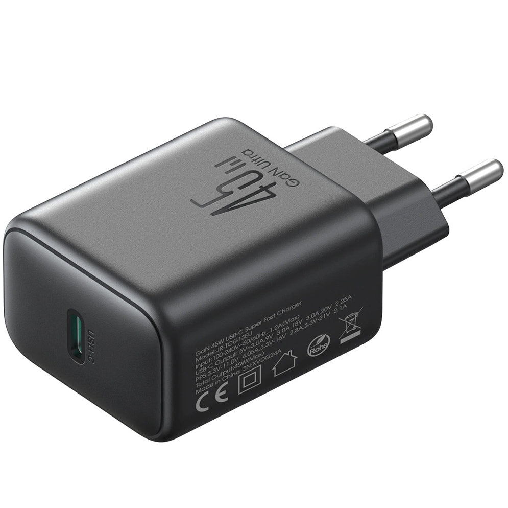 Nätadapter Joyroom JR-TCG13, 45W, 3A, 1 x USB-C, Svart