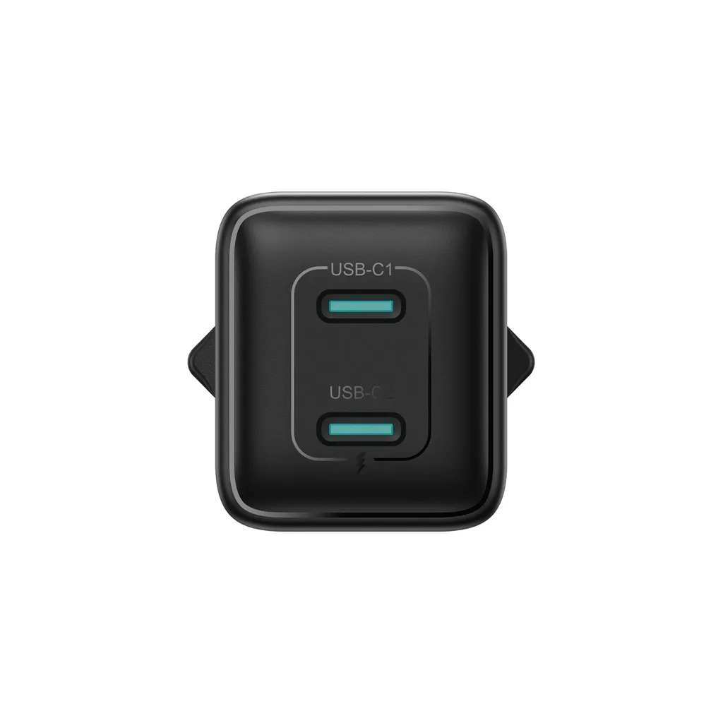Nätverksladdare Joyroom JR-TCG17, 45W, 3A, 2 x USB-C, Svart