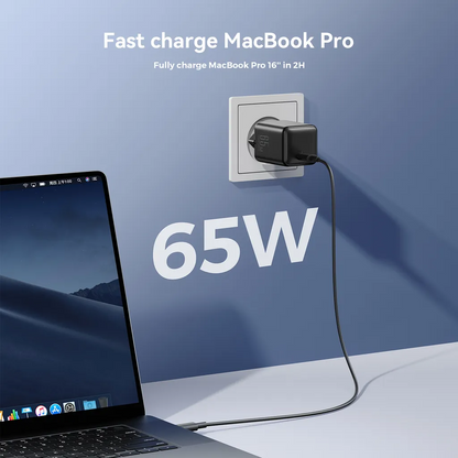 Nätverksladdare Joyroom JR-TCG18, 65W, 3.25A, 1 x USB-C, Svart