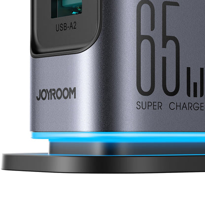 Laddningsstation Joyroom JR-TCM02, 65W, 3.25A, 2 x USB-A - 4 x USB-C, Grå