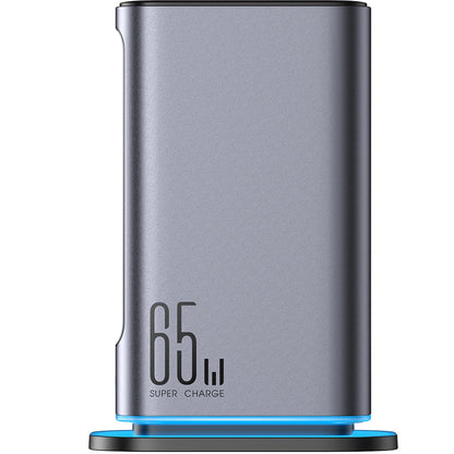 Laddningsstation Joyroom JR-TCM02, 65W, 3.25A, 2 x USB-A - 4 x USB-C, Grå