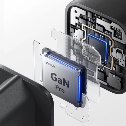 Nätadapter Joyroom JR-TO1, 45W, 3A, 1 x Lightning - 1 x USB-A - 1 x USB-C, Svart