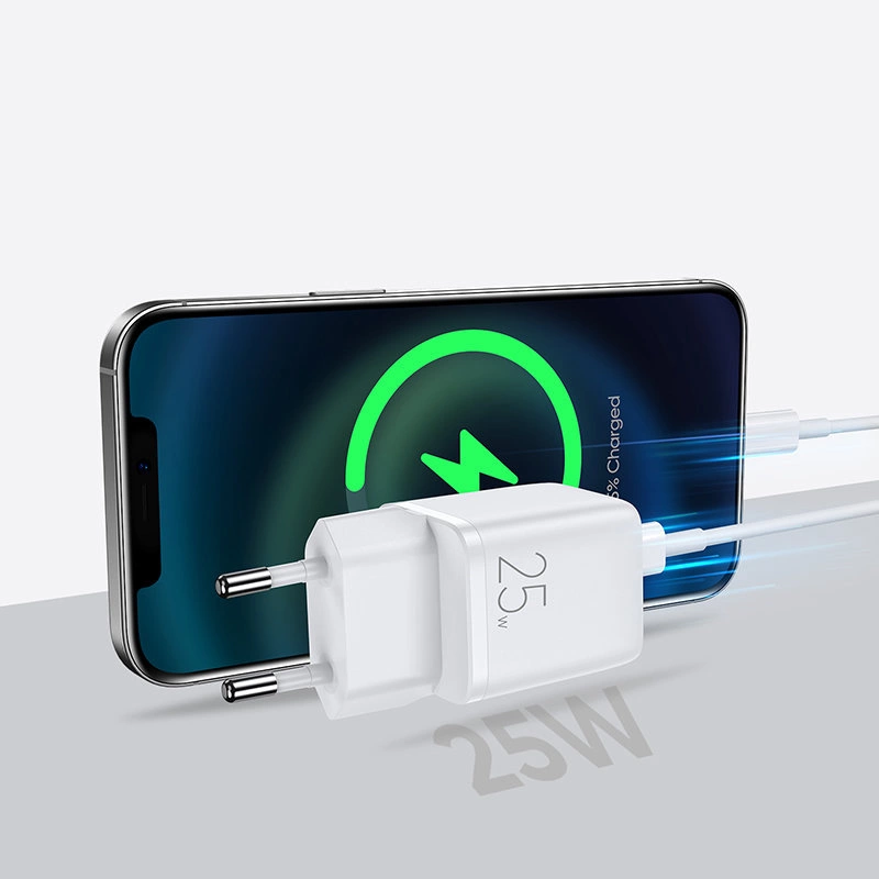 Nätadapter Joyroom L-P251, 25W, 3A, 1 x USB-C, Vit
