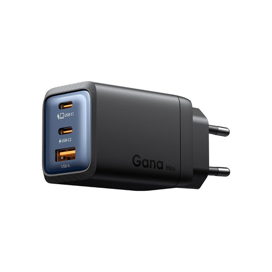 McDodo CH-0970 Gana Mini nätverksladdare, 67W, 3A, 1 x USB-A - 2 x USB-C, Svart