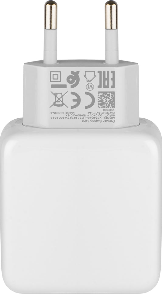 Realme nätverksladdare, 20W, 4A, 1 x USB-A, Vit VC54JCEH