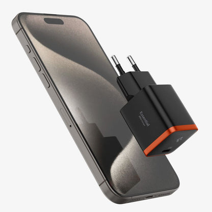 Nätadapter Spigen EE301EU Essential, 30W, 3A, 1 x USB-C, Svart ACH08448