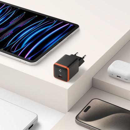 Nätadapter Spigen EE301EU Essential, 30W, 3A, 1 x USB-C, Svart ACH08448