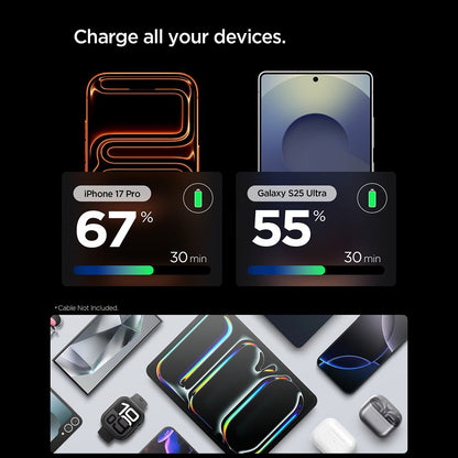 Nätadapter Spigen EE301EU Essential, 30W, 3A, 1 x USB-C, Svart ACH09493