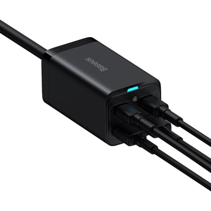Baseus GaN3 Pro laddningsstation, 100W, 5A, 2 x USB-A - 2 x USB-C, Svart CCGP000101