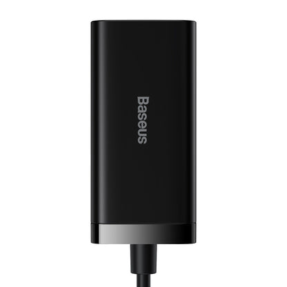 Baseus GaN3 Pro laddningsstation, 100W, 5A, 2 x USB-A - 2 x USB-C, Svart CCGP000101