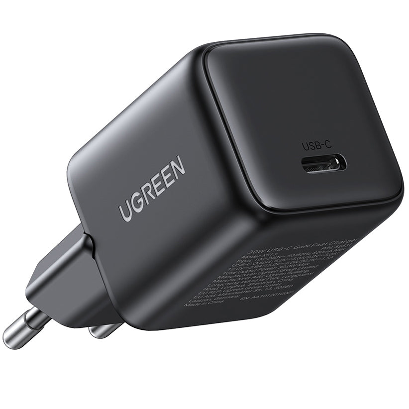 UGREEN X513 Nätverksladdare, 30W, 3A, 1 x USB-C, Svart