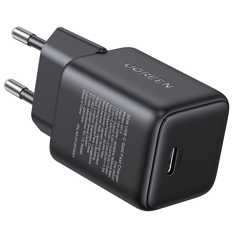 UGREEN X513 Nätverksladdare, 30W, 3A, 1 x USB-C, Svart