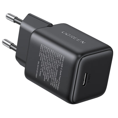 UGREEN X513 Nätverksladdare, 30W, 3A, 1 x USB-C, Svart
