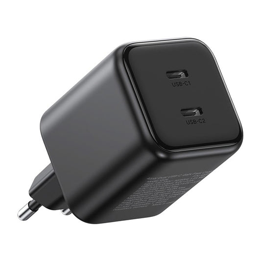 Nätadapter UGREEN X526 (65058), 45W, 3A, 2 x USB-C, Svart