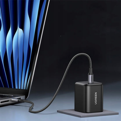 Nätadapter UGREEN X526 (65058), 45W, 3A, 2 x USB-C, Svart