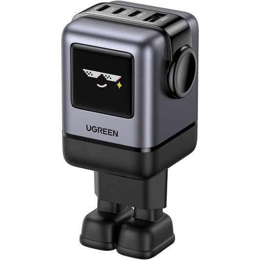 UGREEN X688 Uno Nätverksladdare, 100W, 5A, 1 x USB-A - 3 x USB-C, Svart