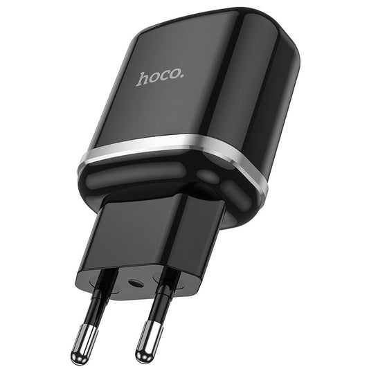 Nätverksladdare HOCO N3, 18W, 3A, 1 x USB-A, Svart