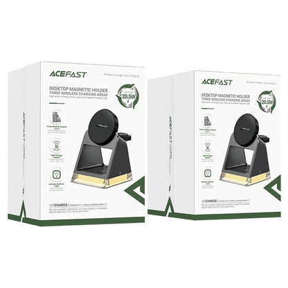 Acefast E17 3in1 Wireless Network Charger, 15W, 1.67A, Black