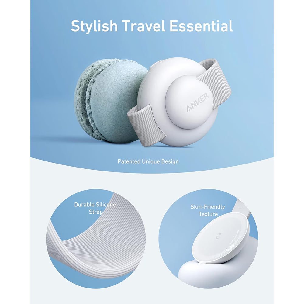 Anker MagGo 3i1 trådlös nätadapter, 15W, 1,67A, vit B25M8H21