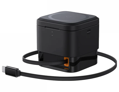 Baseus MagPro 3-i-1 trådlös USB-C-nätladdare, 25 W, 1 x USB-C, svart P10264100123-01