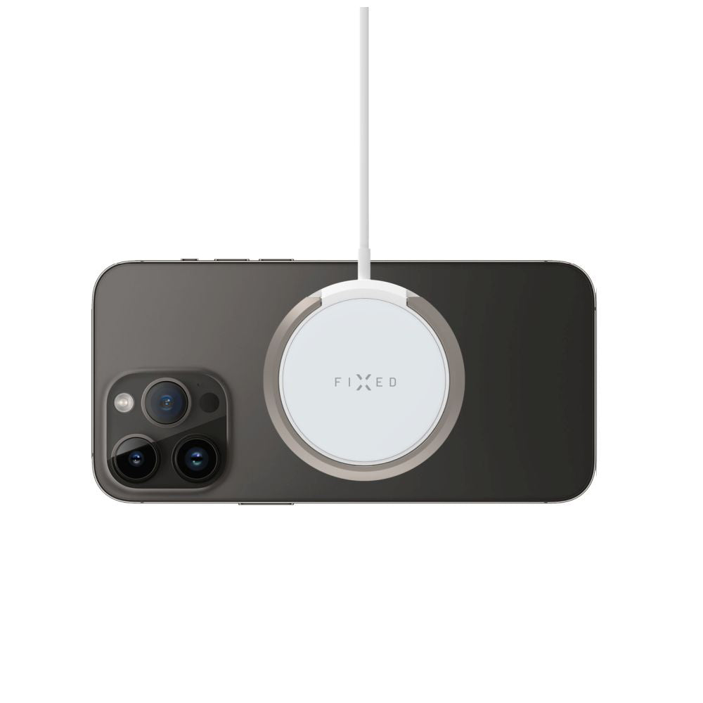 Trådlös nätverksladdare Fixed Ring, 15W, 1.67A, Vit