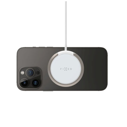 Trådlös nätverksladdare Fixed Ring, 15W, 1.67A, Vit