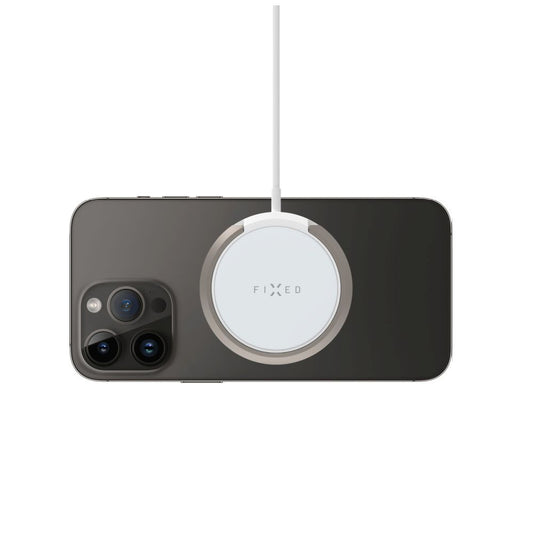 Trådlös nätverksladdare Fixed Ring, 15W, 1.67A, Vit