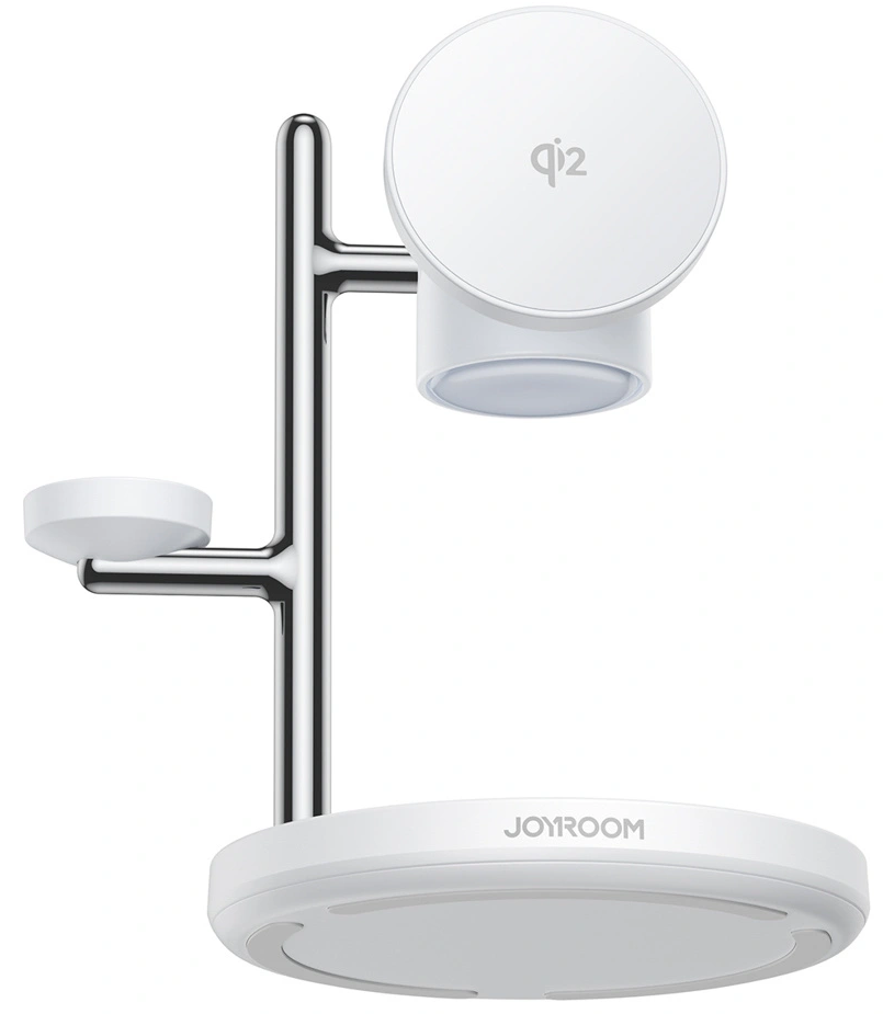 Trådlös Nätverksladdare Joyroom JR-W23 3in1, 15W, 1.67A, Vit