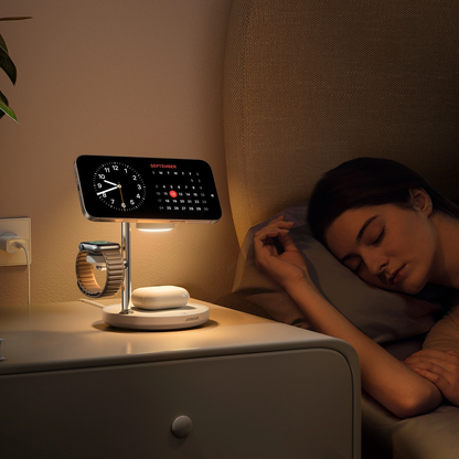 Trådlös Nätverksladdare Joyroom JR-W23 3in1, 15W, 1.67A, Vit